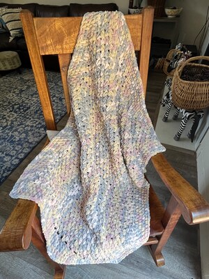 Luxe Baby Blanket in Morning Dove - image1